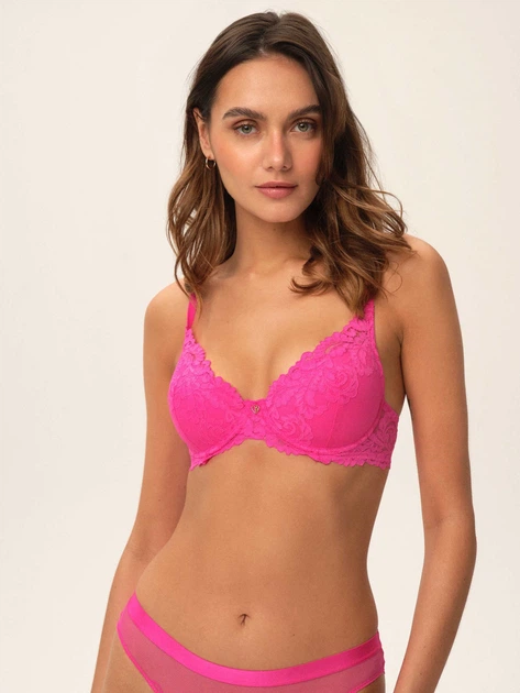 Biustonosz damski Push-up z koronką Esotiq 41331-61X 70D Czarny (5903972254141) - obraz 3