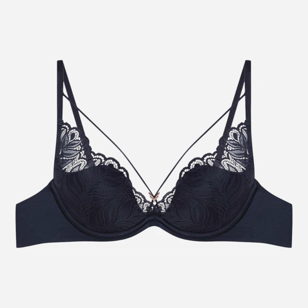 Biustonosz damski z fiszbinami Push-up Esotiq 41746-90X 65E Szary (5903972305409) - obraz 4