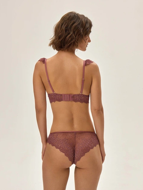 Majtki figi damskie koronkowe Esotiq 41794-34X L Różowe (5903972296929) - obraz 4