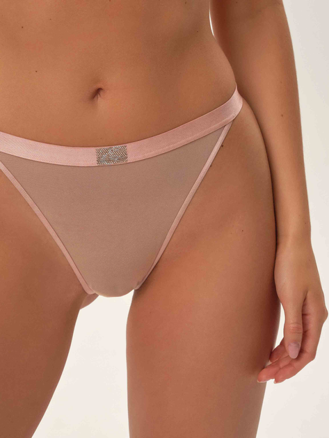 Majtki bikini damskie przezroczyste Esotiq 41835-08X M Beżowe (5903972352939) - obraz 5