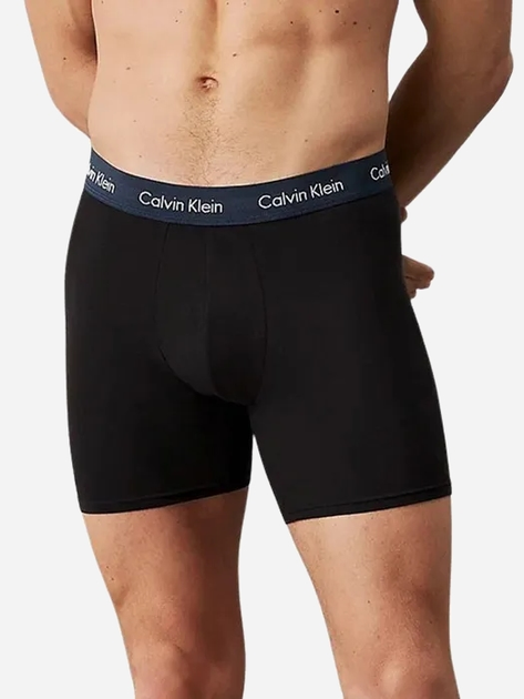 Набір трусів-боксерів чоловічих Calvin Klein Underwear 000NB3794A-Q5M L 5 шт Чорний (8720639726325) - зображення 2