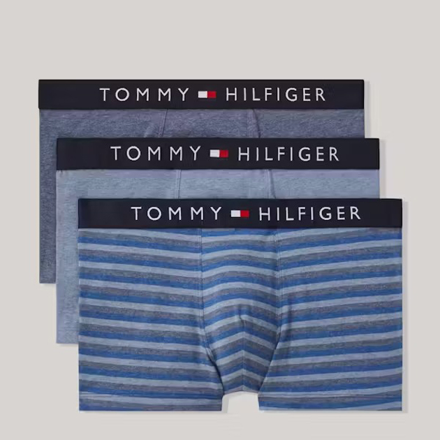 Набір трусів-боксерів чоловічих Tommy Hilfiger UM0UM03399-0XR M 3 шт Синій (8720637188408) - зображення 1