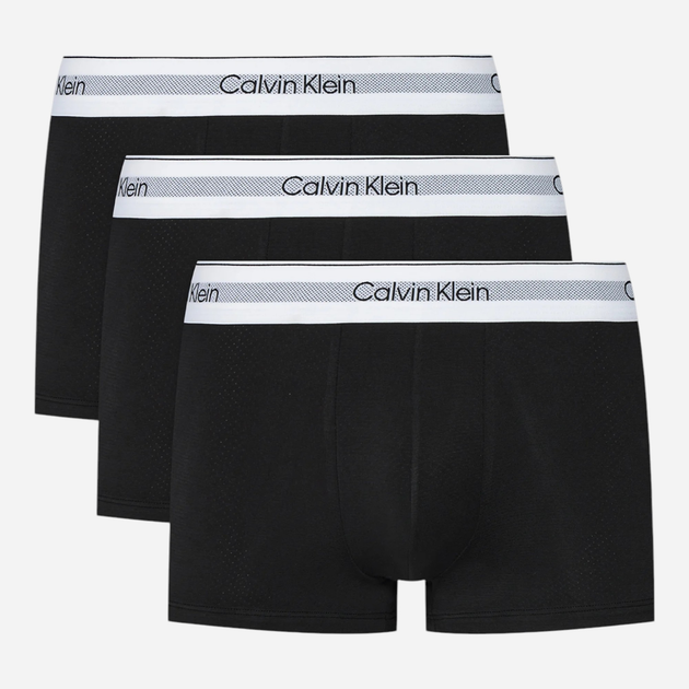 Zestaw majtek męskich typu bokserki Calvin Klein 000NB3956A-UB1 M 3 szt Czarny (8720639721849) - obraz 1