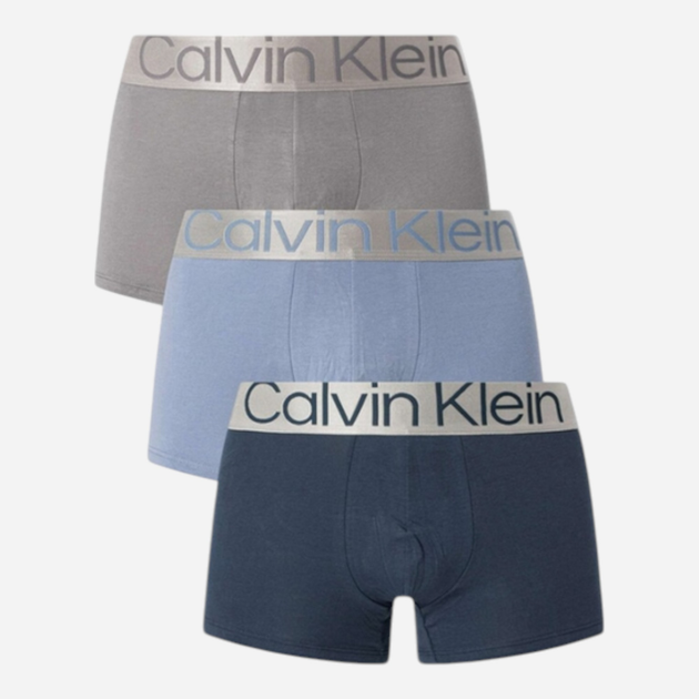 Zestaw majtek męskich typu bokserki Calvin Klein 000NB3130A-PZD M 3 szt Wielobarwny (8720639722280) - obraz 1