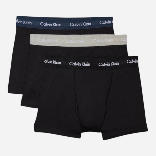 Zestaw majtek męskich typu bokserki 3 szt Calvin Klein 0000U2662G-QRI S Wielokolorowy (8720639724116) - obraz 1