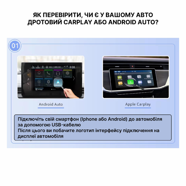 Бездротовий USB Адаптер CarAIBOX 2в1 для автомобіля з Apple CarPlay або Android Auto, WiFi 5G, Bluetooth 5.0 (C12-CP-AA) - зображення 5