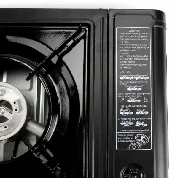 Портативная туристическая газовая плита с пьезоподжигом Happy Home BDZ-155-A в кейсе - изображение 4