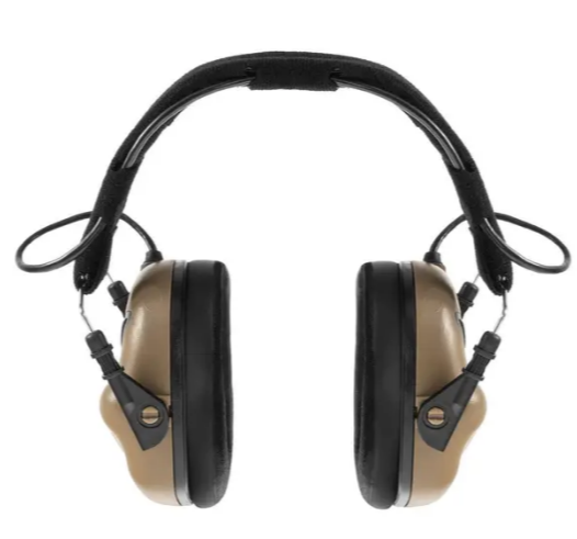 Навушники активні тактичні для стрільби EARMOR M31 Coyote Brown Пісчані - зображення 3