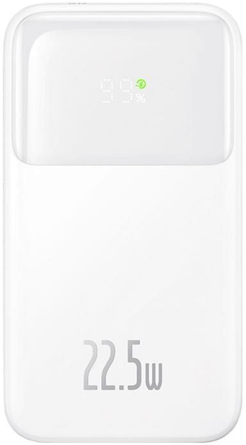 Powerbank Baseus Comet Series 20000 mAh 22.5 W White (PPMD020102) - obraz 1