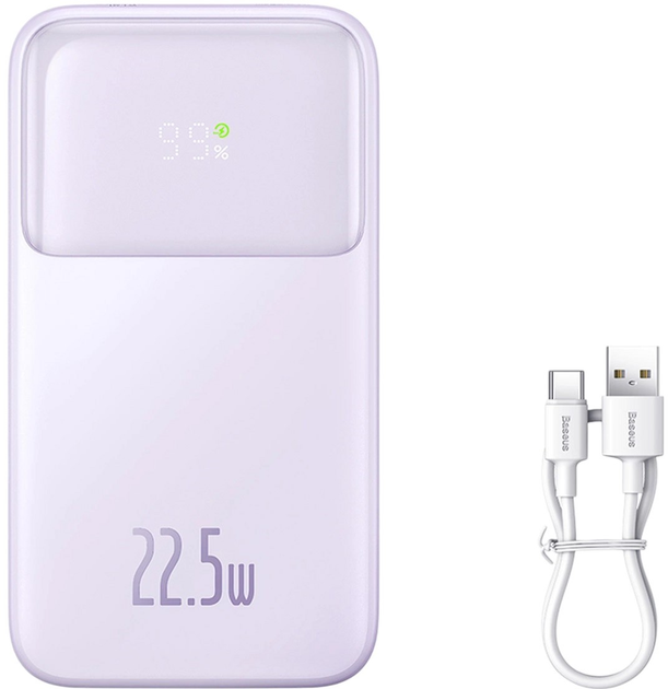УМБ Baseus Comet Series 10000 мАг 22.5 Вт Purple (PPMD020005) - зображення 7