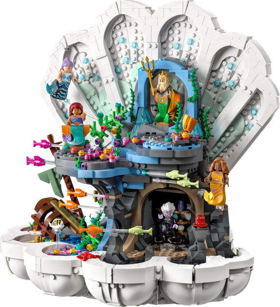 Zestaw klocków LEGO Disney Królewska muszla Małej Syrenki 1808 elementów (43225) - obraz 2