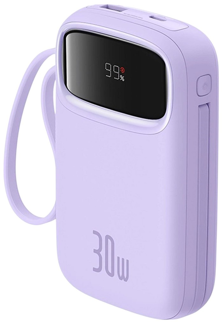 УМБ Baseus Qpow 2 USB-C 10000 мАг 30 Вт Purple (P10055008513) - зображення 3