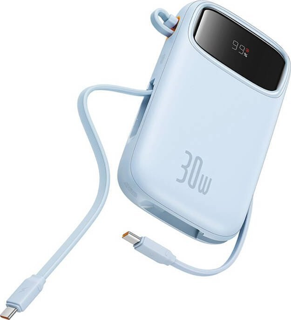 УМБ Baseus Qpow 2 USB-C 10000 мАг 30 Вт Blue (P10055008313) - зображення 2