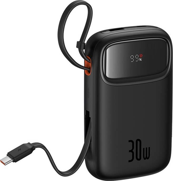 Powerbank Baseus Qpow 2 USB-C 10000 mAh 30 W Black (P10055008113) - obraz 5