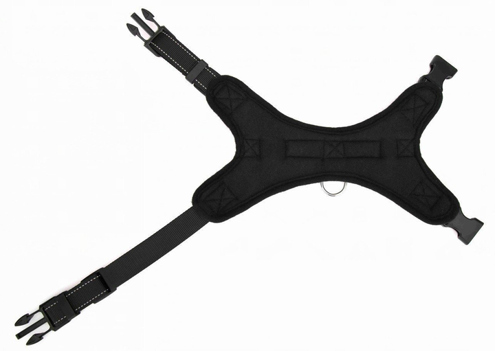 Шлейки для собак Unizoo Міцні XL 72-91 см Чорні (5903857571301) - зображення 5