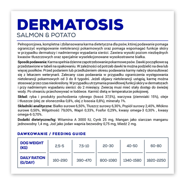 Вологий корм для собак Vet Expert Dermatosis лосось з картоплею 400 г (5901891240702) - зображення 3