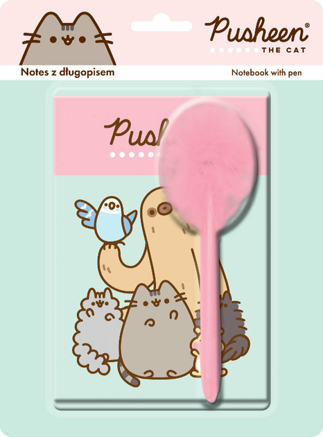 Zestaw St.Majewski Pusheen notatnik B5 40 kartek + długopis (5903235651977) - obraz 1