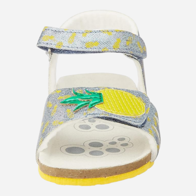Дитячі босоніжки для дівчинки Chicco 01067202000000-860 27 Сріблясті (8051182288078) - зображення 5