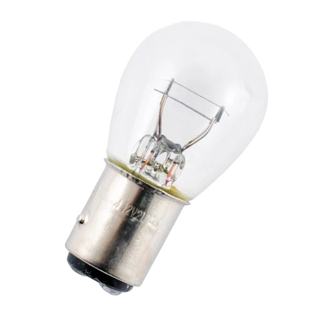 Лампа накаливания Solar P21/5W 12V 21/5W BAY15d белая для автомобиля освещение 10 штук (LI-D_22-O) - изображение 2