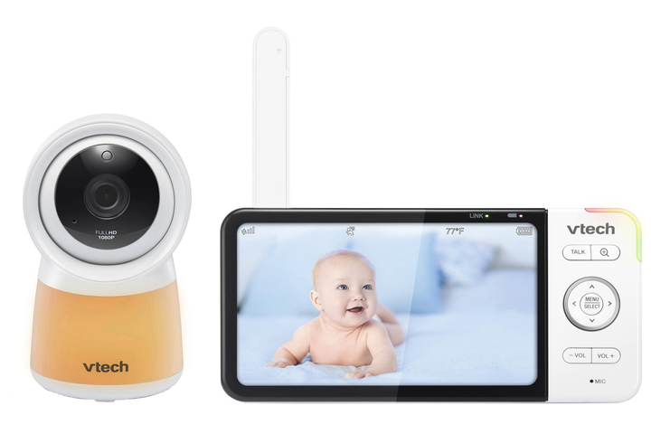 Niania elektroniczna Vtech RM-5754HD z video 5 cala Wi-Fi Biała (4897027123661) - obraz 1