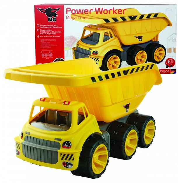 Самоскид BIG Mega Truck Power Worker (4004943548205) - зображення 1