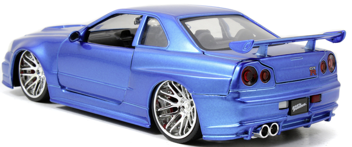 Model metalowy Jada Fast&Furious 2002 Nissan Skyline 1:24 (4006333070754) - obraz 6