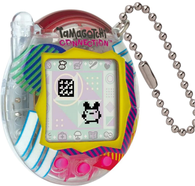 Interaktywna zabawka Tamagotchi Connection Clear Retro  (3296580434046) - obraz 3