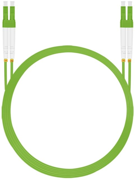 Patchcord światłowodowy Helos złącze LC Duplex do LC Duplex Zielony 20 m (4005938874750) - obraz 2