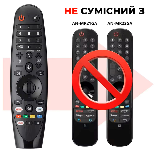 Пульт с гироскопом и микрофоном Magic Remote AN-MR20GA для телевизоров LG Smart TV - Фото 6 Пульт с гироскопом и микрофоном Magic Remote AN-MR20GA для телевизоров LG Smart TV - изображение 6