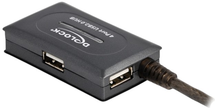 Kabel Delock USB 2.0 Type-A - USB 2.0 Type-A/DC connector 10 m Black (4043619827480) - obraz 4