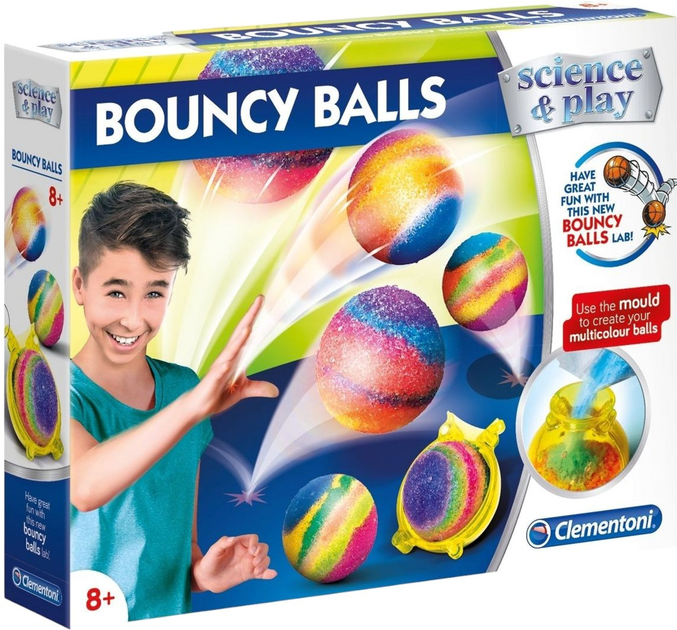 Наукова гра Clementoni Science & Play - Bouncy Balls (8005125617739) - зображення 1