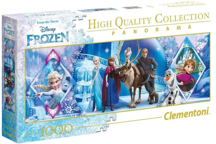 Пазли Clementoni High Quality Collection Frozen 1000 елементів (8005125394470)   - зображення 1