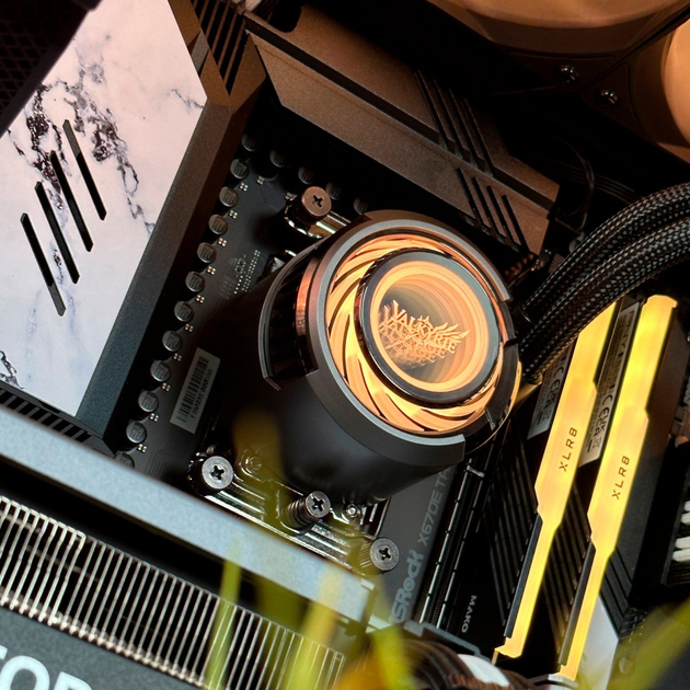 Chłodzenie wodne Valkyrie Jarn 240 ARGB Black (VK-AIOJR240B) - obraz 9