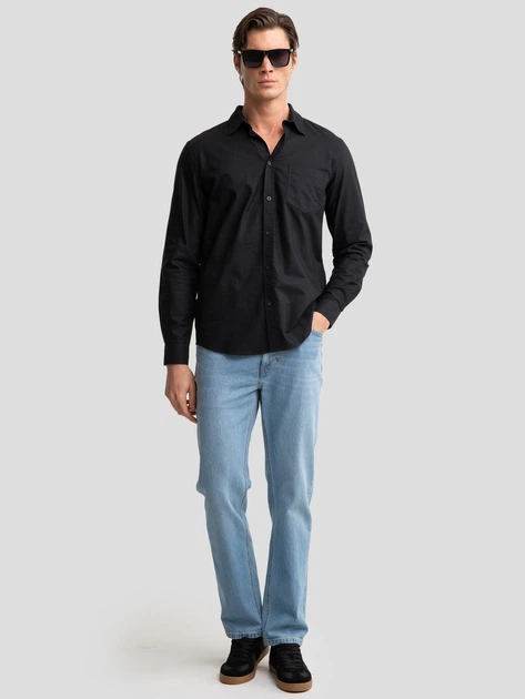 Сорочка чоловіча Big Star Trixi-906 5XL Чорна (5900714542313) - зображення 3