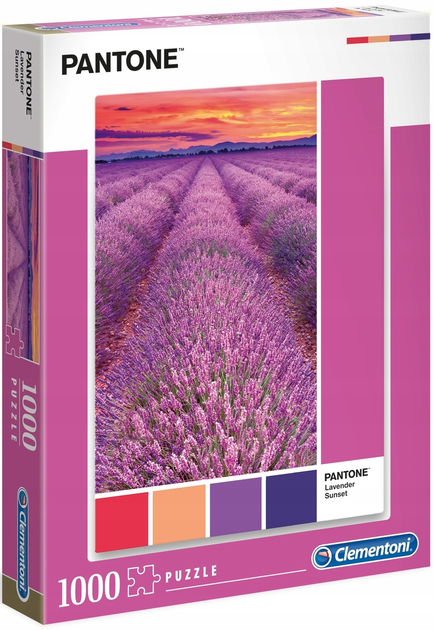 Пазли Clementoni Pantone Lavender Sunset 1000 елементів (8005125394937)   - зображення 1