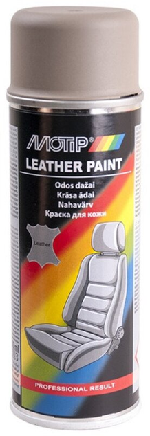  аэрозольная для подкраски кожи Бежево-коричневая Motip Leather .