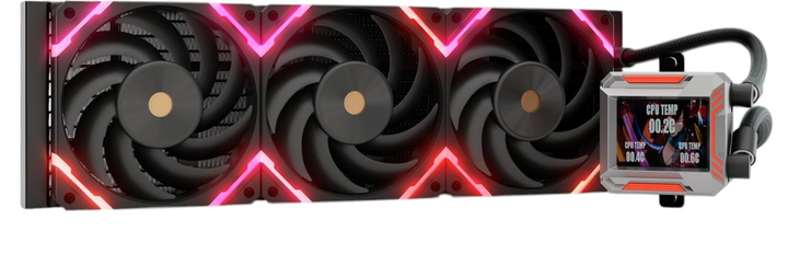 Система рідинного охолодження Valkyrie Syn 240 ARGB Black (VK-AIOSY360B) - зображення 4