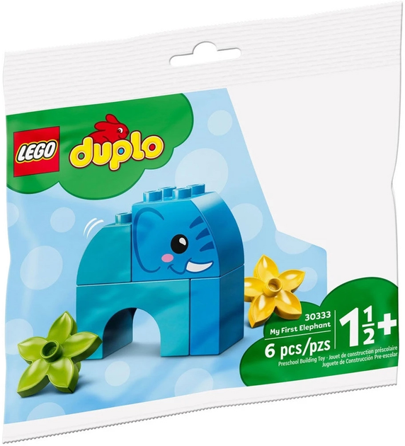 Конструктор LEGO DUPLO Мій перший слон 6 деталей (30333) - зображення 4