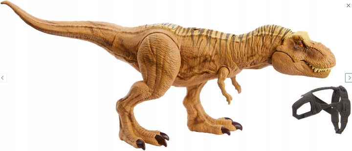 Figurka Mattel Jurassic World  Dino Trackers Tirannosaurus Rex Polowanie i atak HNT62 (0194735149346) - obraz 4