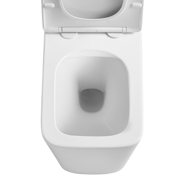 Унітаз підлоговий безбачковий Mixxus Premium QUADRO-0701-R 600х355х410mm, система змиву RIMLESS (MP6590) - изображение 3