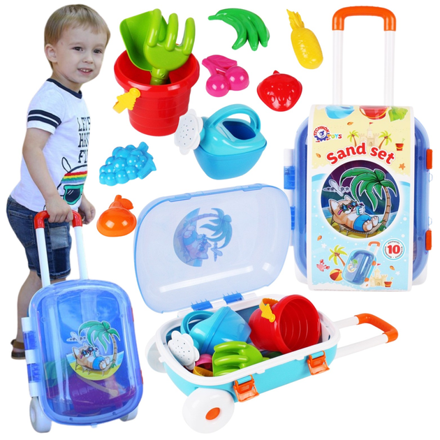 Zestaw do piasku w walizce na kółkach Technok Sand Sat 6009 (4823037606009) - obraz 5