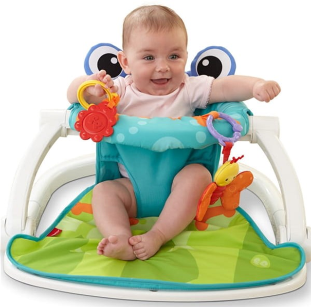 Krzesełko do karmienia Fisher-Price Żabka (746775308957) - obraz 4