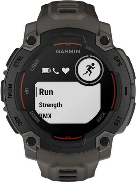 Смарт-годинник Garmin Instinct E 45 mm Charcoal (010-02933-00) - зображення 2