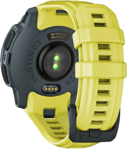 Smartwatch Garmin Instinct E 45 mm Electric Lime (010-02933-01) - obraz 6