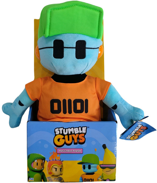 М'яка іграшка P.M.I Ltd. Stumble Guys P.M.I Ltd. S2 Huggable плюшева Робот Гай 30 см (7290120513785) - зображення 1