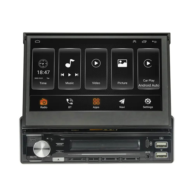 Автомагнітола NEXTONE MD-757, 1DIN, Android 10, 2/32Gb, AndroidAuto/ CarPlay - зображення 2