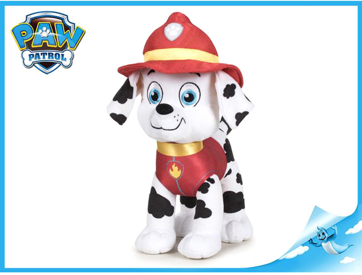 Maskotka Paw Patrol Marshall pluszowa 37 cm (8592117341098) - obraz 2