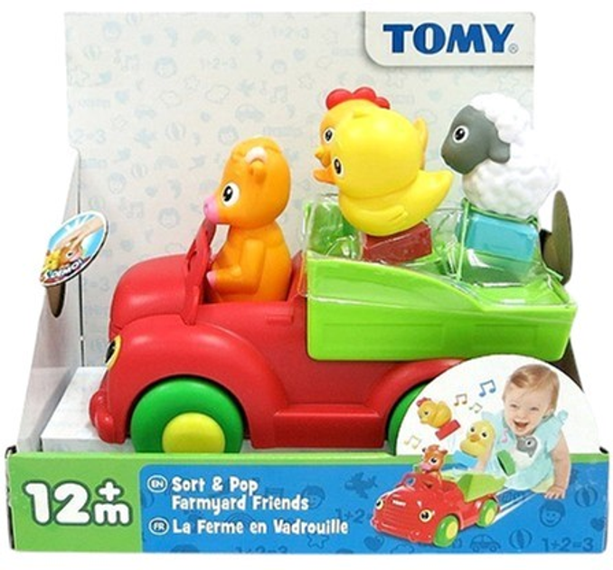 Машинка Tomy з тваринками (5011666723542) - зображення 1