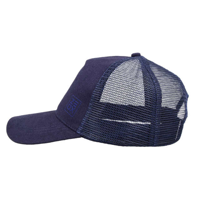 Кепка с сеткой ZEOX Trucker cиняя - изображение 2