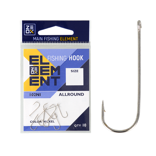 Крючок ZEOX Allround 102NI №10(10шт) - изображение 3